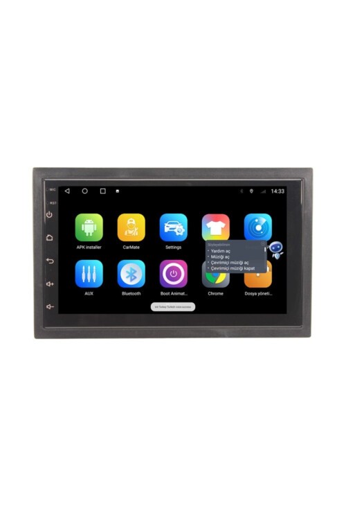 Fiat Fiorino Android 12 Multimedya Universal Double Ekran Teyp-1 Gb Ram Uyumlu