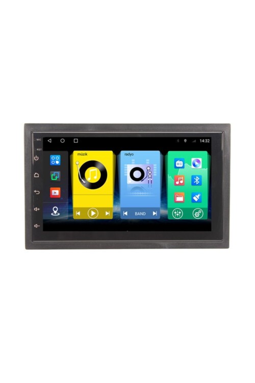 Fiat Fiorino Android 12 Multimedya Universal Double Ekran Teyp-1 Gb Ram Uyumlu
