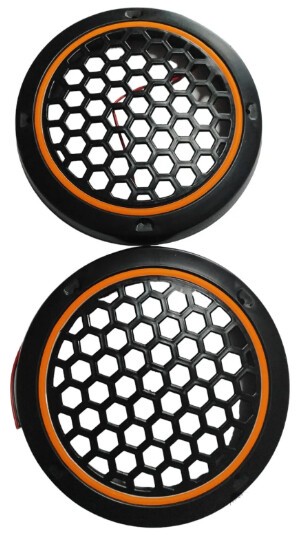 16 CM AMBER NEON LEDLİ HOPARLÖR KAPAĞI 2 ADET