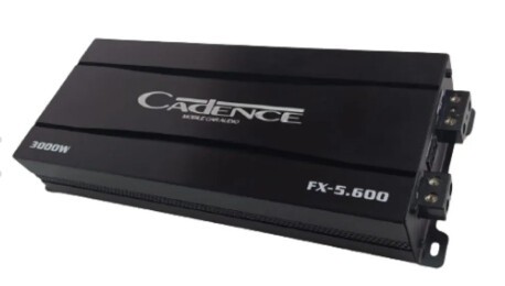 Cadence FX-5.600 Küçük Kasa 3000W 580rms 5 Kanal Oto Amfi