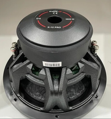 For-x X-12PRO 30 cm D4 3600W 1200RMS Spl Subwoofer