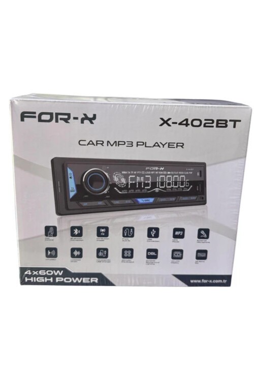 For-x X-402BT 4x60w (Type-c Şarjlı) Oto Teyp