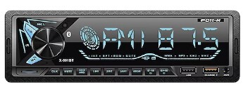 For-X X-601BT 3 Amfi Çıkışlı (Şarjlı) Oto Teyp