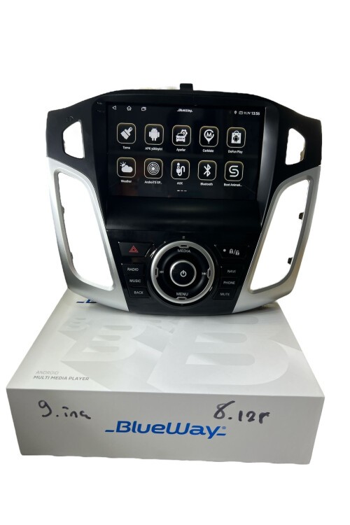 Ford Focus 3-3.5 GRİ BLUEWAY 8-128 TAM PROFESYONEL OEM MULTİMEDİA