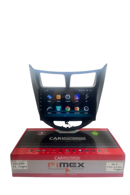 HYUNDAİ ACCENT BLUE SİYAH 2011-2013 FİMEX 2-64 DSPLİ PRO OEM MULTİMEDİA