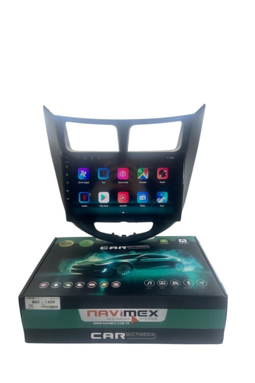 HYUNDAİ ACCENT BLUE SİYAH 2011-2013 NAVİMEX SAMSUNG İŞLEMCİLİ 4-64 PROFESYONEL OEM MULTİMEDİA