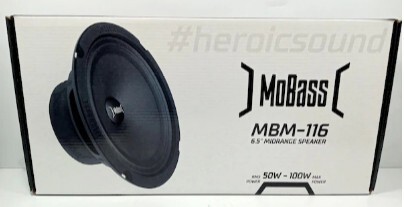 Mobass 16cm Midrange Mobass Mbm-116 Midrange Hoparlör Kaliteli Midrange