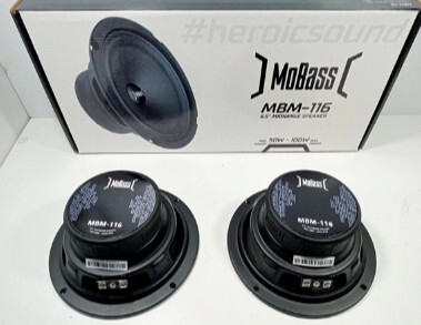 Mobass 16cm Midrange Mobass Mbm-116 Midrange Hoparlör Kaliteli Midrange