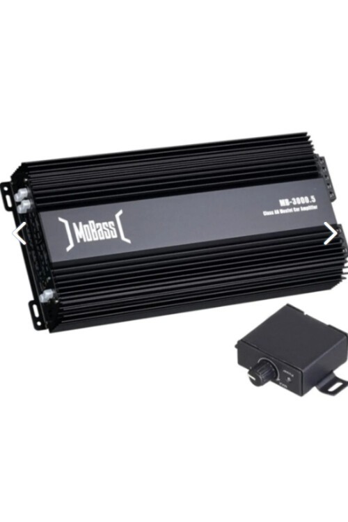 Mobass 5 Kanal 130wx4ch 350w Rms Bass Kontrollü Oto Amfi Mb-3000.5 Mobas Mb 3000 Anfi