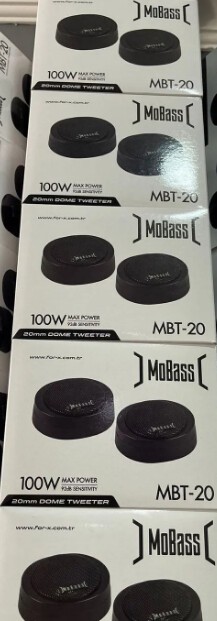 Mobass Mbt-20 20mm Dome Tweeter 50w Rms Power 100w Max Power 2li Takım