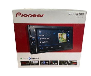 Pioneer Dmh-g221bt 4x50w Double Teyp