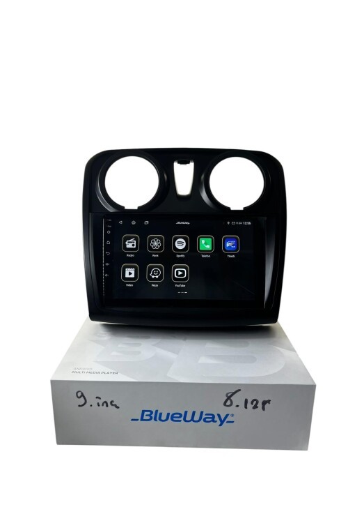 Dacia Lodgy-Dokker (9) BLUEWAY 8-128 TAM PROFESYONEL OEM MULTİMEDİA