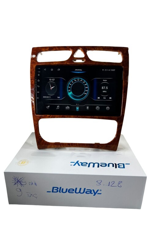 Mercedes C Class 2002-2004 BLUEWAY 8-128 TAM PROFESYONEL OEM MULTİMEDİA