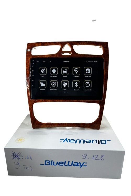 Mercedes C Class 2002-2004 BLUEWAY 8-128 TAM PROFESYONEL OEM MULTİMEDİA