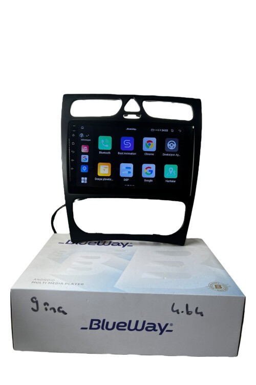 Mercedes w203-w209 BLUEWAY 4-64 PROFESYONEL OEM MULTİMEDİA