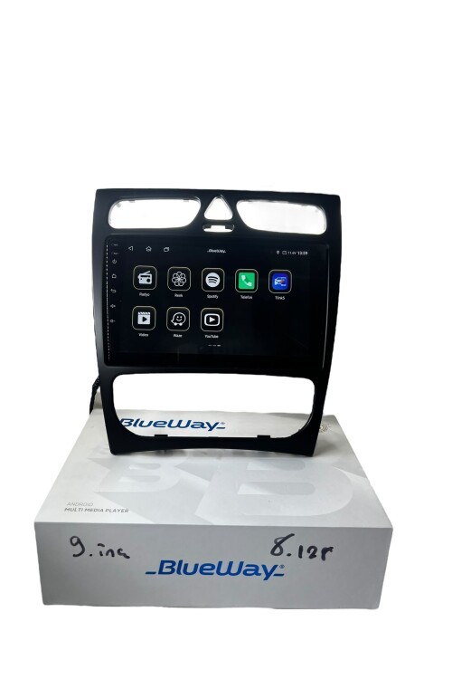 Mercedes w203-w209 BLUEWAY 8-128 TAM PROFESYONEL OEM MULTİMEDİA