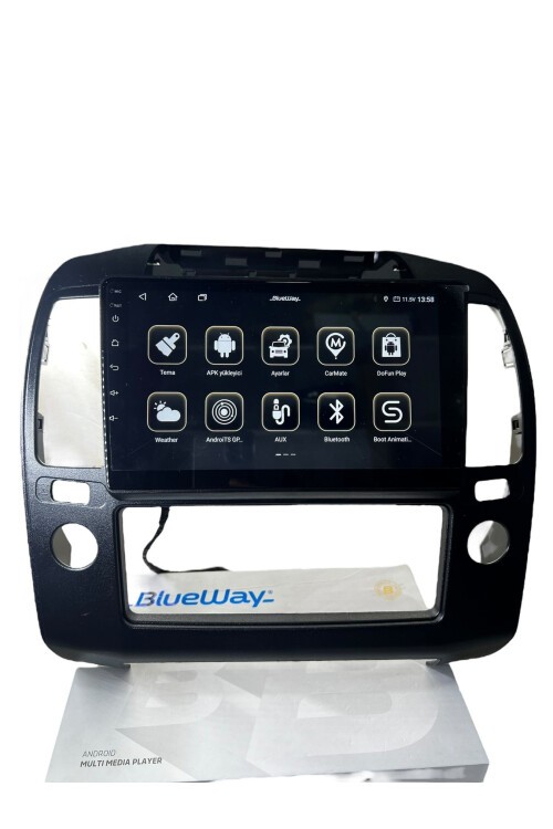 Nissan Navara 2006-2010 BLUEWAY 8-128 TAM PROFESYONEL OEM MULTİMEDİA