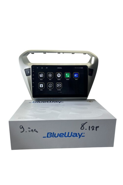 Pejo 301 Citroen C-elyse (Gri) BLUEWAY 8-128 TAM PROFESYONEL OEM MULTİMEDİA