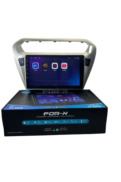 Pejo 301 Citroen C-elyse (Gri) FORX 6-128 TAM PROFESYONEL OEM MULTİMEDİA