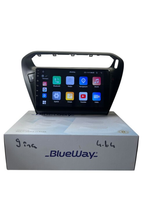 Pejo 301 -Citroen C-elyse (Siyah) BLUEWAY 4-64 PROFESYONEL OEM MULTİMEDİA