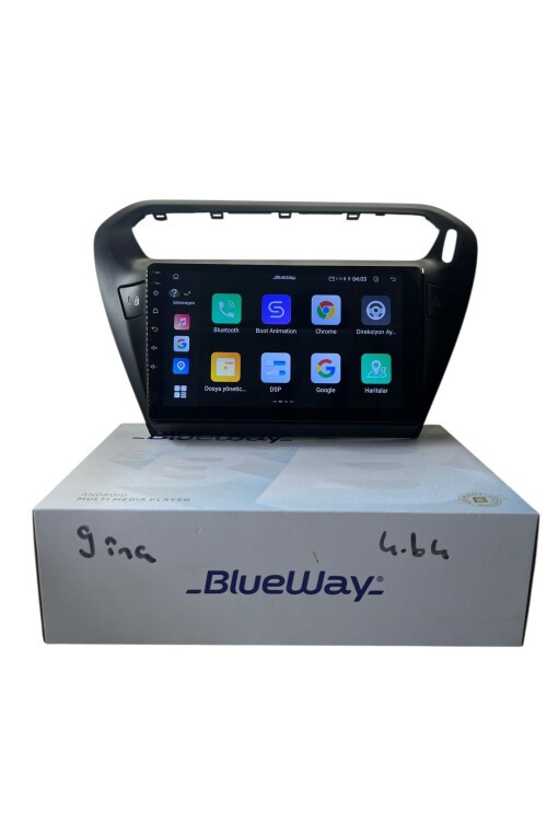 Pejo 301 -Citroen C-elyse (Siyah) BLUEWAY 4-64 PROFESYONEL OEM MULTİMEDİA