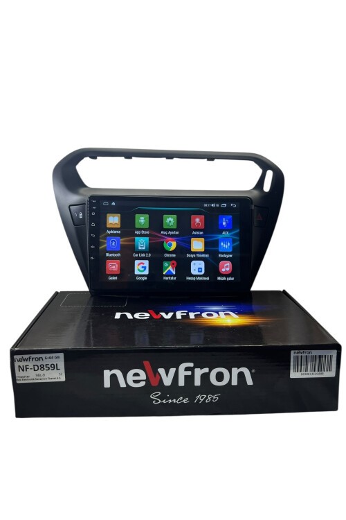 Pejo 301 -Citroen C-elyse (Siyah) NEWFRON 6-64 TAM PROFESYONEL OEM MULTİMEDİA