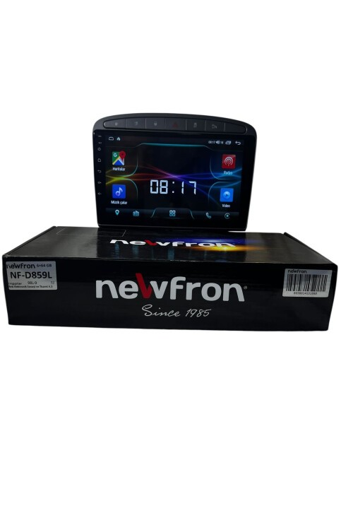 Peugeot 308 (Gri) NEWFRON 6-64 TAM PROFESYONEL OEM MULTİMEDİA