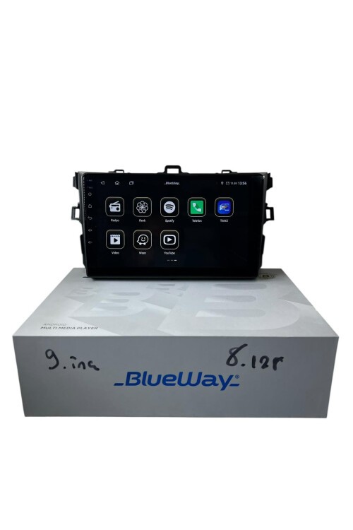 Toyota Corolla 2007-2013 BLUEWAY 8-128 TAM PROFESYONEL OEM MULTİMEDİA