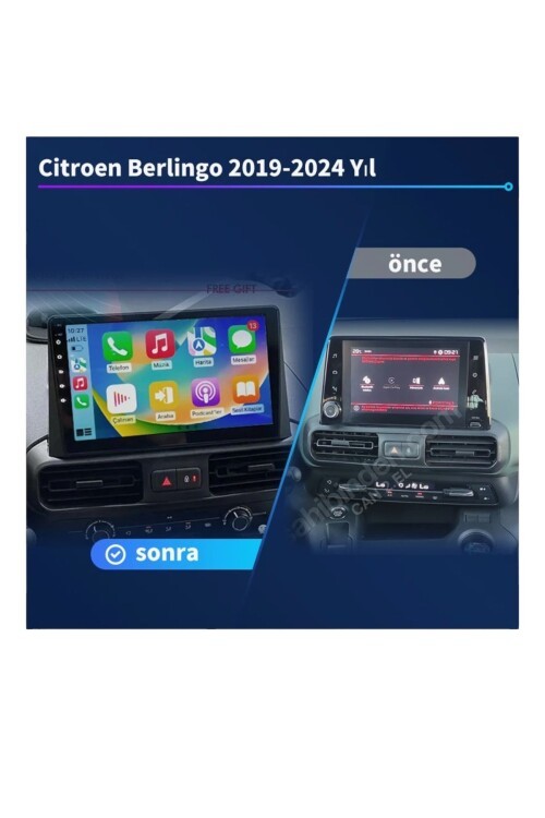 Citroen Berlingo 2019+ NAVİMEX 8-128 (FANLI) PROFESYONEL OEM MULTİMEDİA