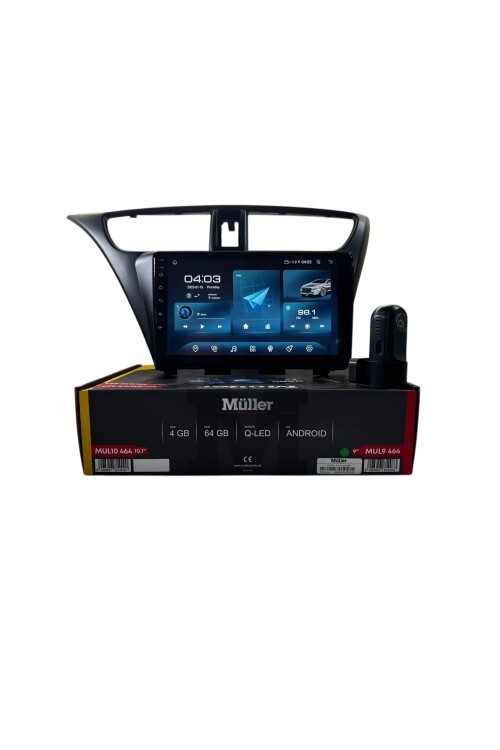 Honda Civic 2012-2017 MÜLLER 4-64 PROFESYONEL OEM MULTİMEDYA