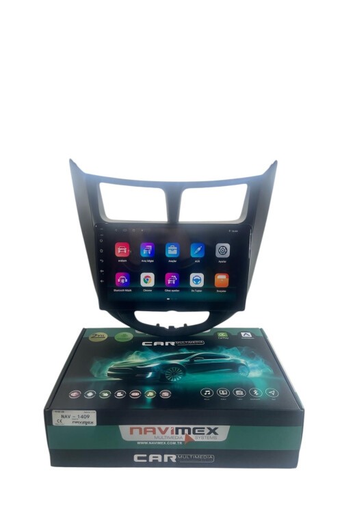 HYUNDAİ ACCENT BLUE SİYAH 2011-2013 NAVİMEX 6-64 (FANLI) PROFESYONEL OEM MULTİMEDİA