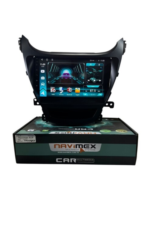 Hyundai Elentra 2014-2016 NAVİMEX 6-64 (FANLI) PROFESYONEL OEM MULTİMEDİA