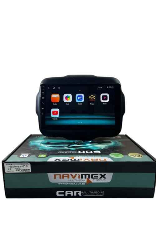 Jeep Renegade 2014-2023 NAVİMEX 6-128 (FANLI) PROFESYONEL OEM MULTİMEDİA