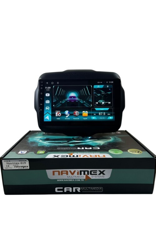 Jeep Renegade 2014-2023 NAVİMEX 6-64 (FANLI) PROFESYONEL OEM MULTİMEDİA