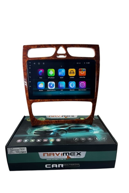 Mercedes C Class 2002-2004 NAVİMEX 6-64 (FANLI) PROFESYONEL OEM MULTİMEDİA