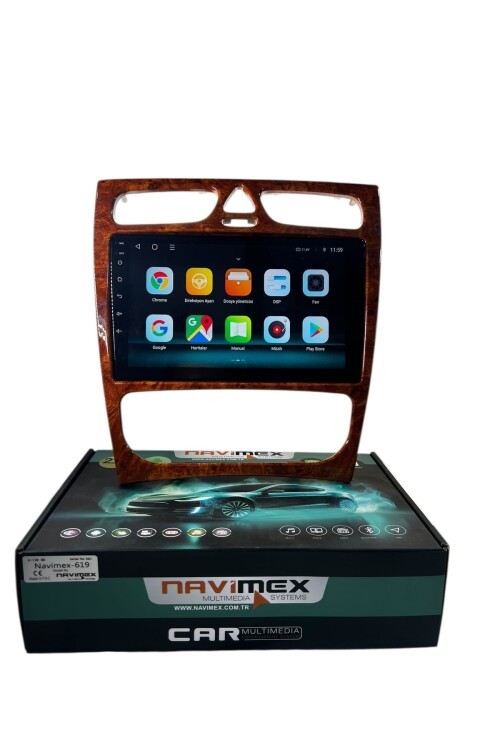 Mercedes C Class 2002-2004 NAVİMEX 6-64 (FANLI) PROFESYONEL OEM MULTİMEDİA