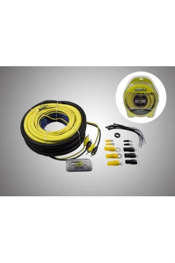 Forx 4 Ga Profesyonel Seri Kalın Oto Amfi Kablo Seti