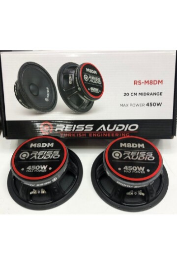 Reıss Audıo Rs-M8Dm 20Cm Midrange 400Wat 175Rms İki Adet