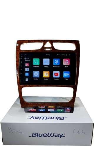 Mercedes C Class 2002-2004 BLUEWAY 4-64 PROFESYONEL OEM MULTİMEDİA