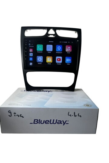 Mercedes w203-w209 BLUEWAY 4-64 PROFESYONEL OEM MULTİMEDİA