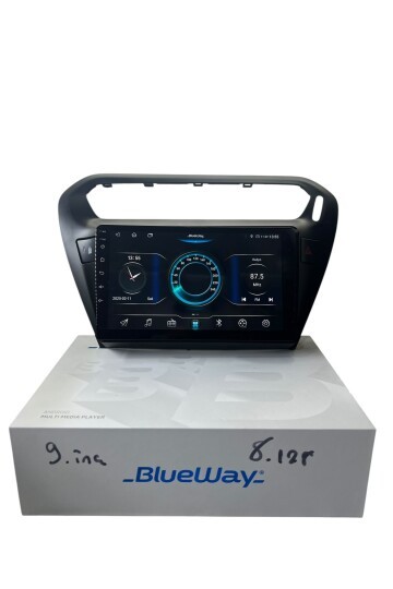 Pejo 301 -Citroen C-elyse (Siyah) BLUEWAY 8-128 TAM PROFESYONEL OEM MULTİMEDİA