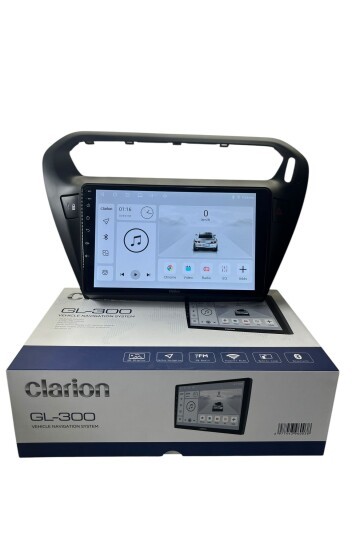 Pejo 301 -Citroen C-elyse (Siyah) CLARİON 4-64 TAM PROFESYONEL OEM MULTİMEDİA  